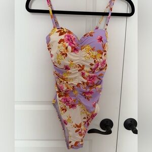 CUPSHE NWT Technicolor In Control tummy control swimsuit size small